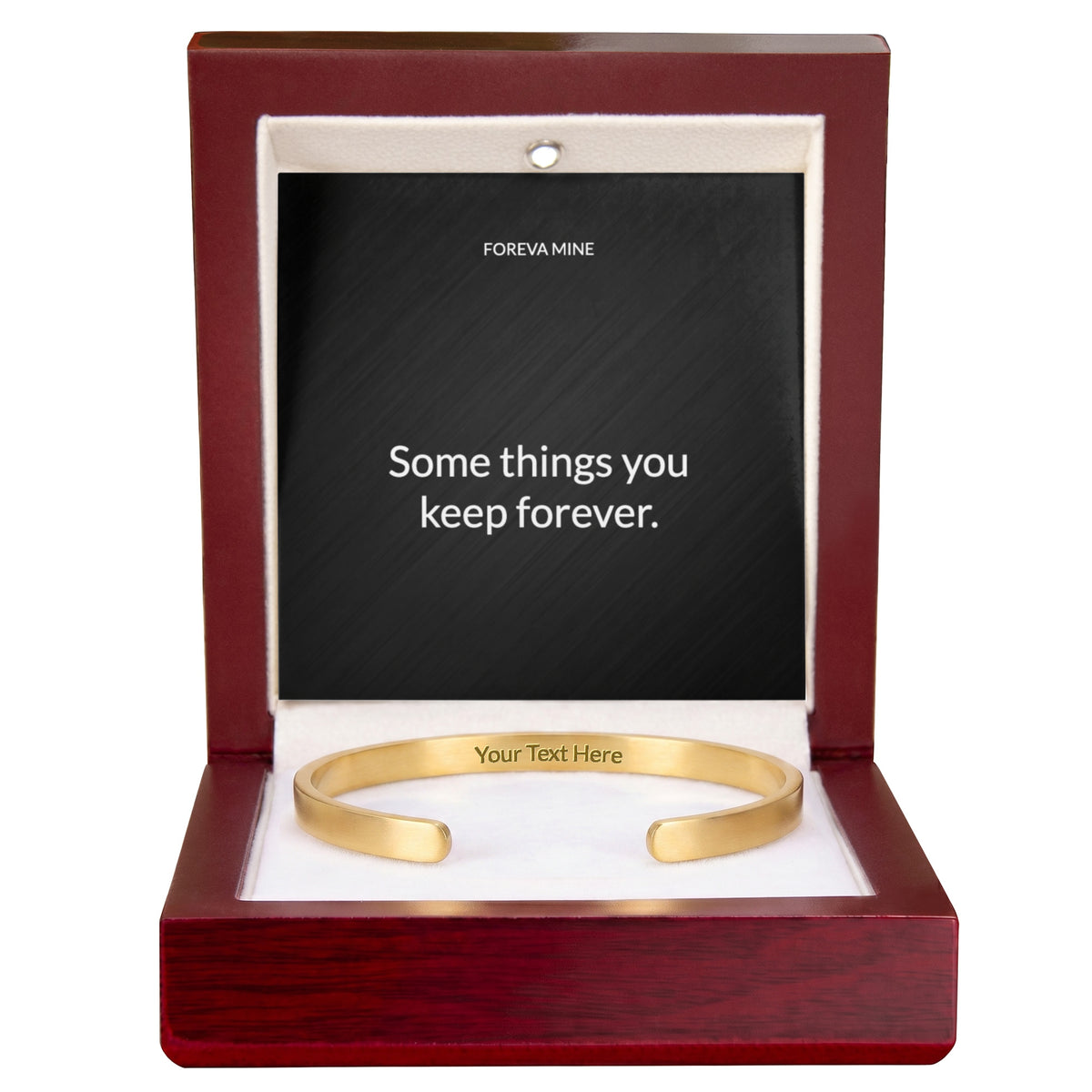 The Engraved Cuff Bracelet