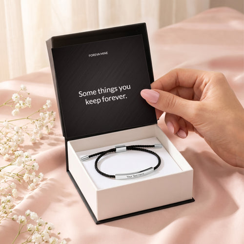 The Engraved Cord Bracelet