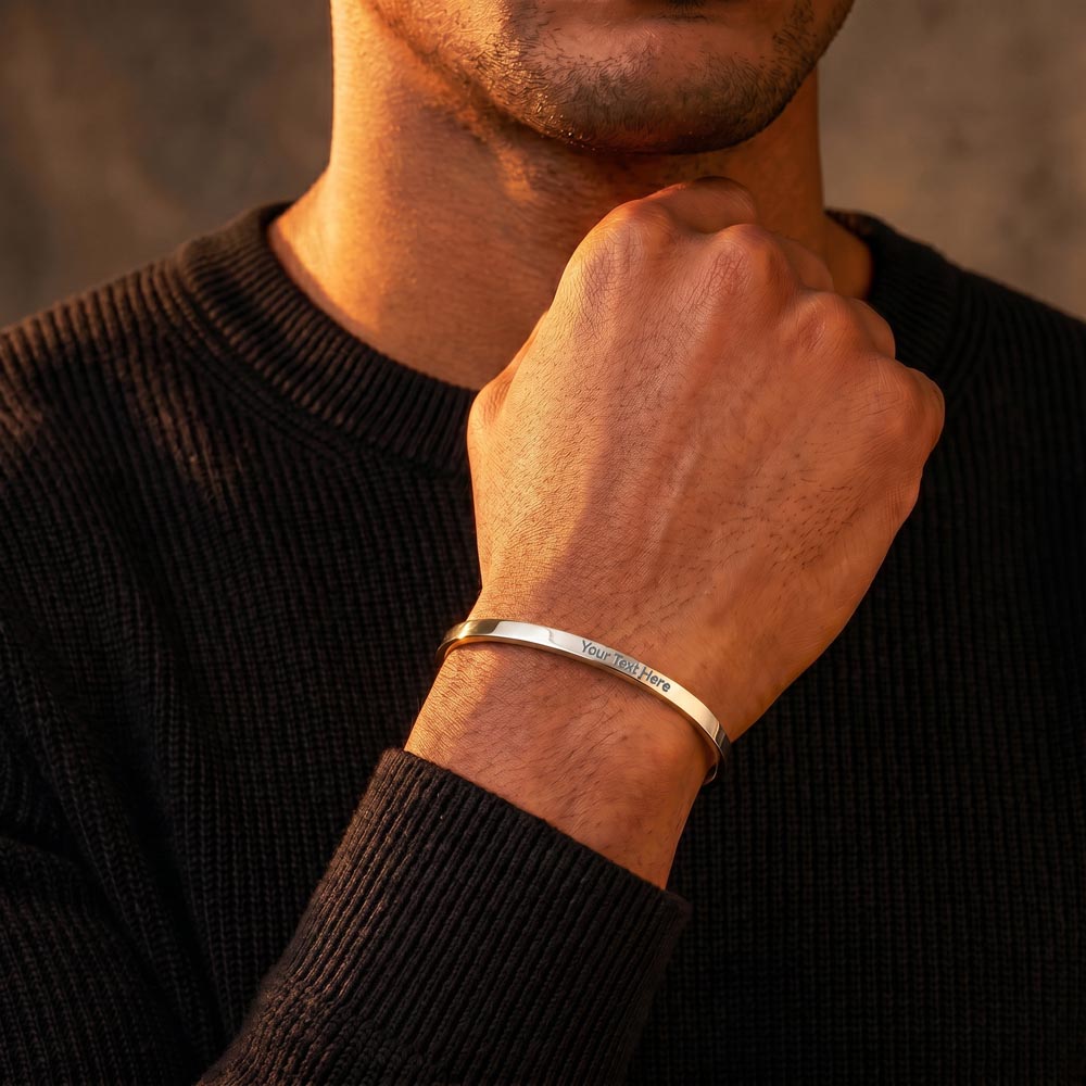 The Engraved Cuff Bracelet