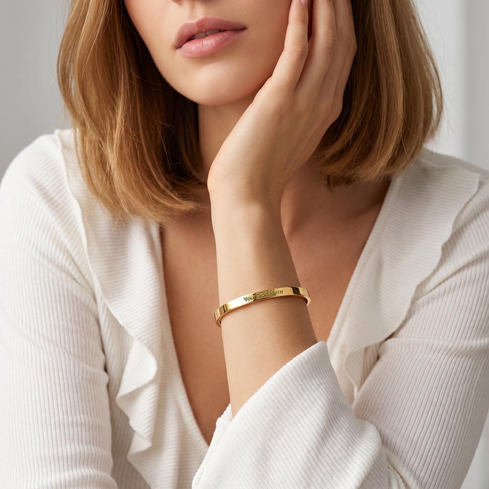The Engraved Cuff Bracelet